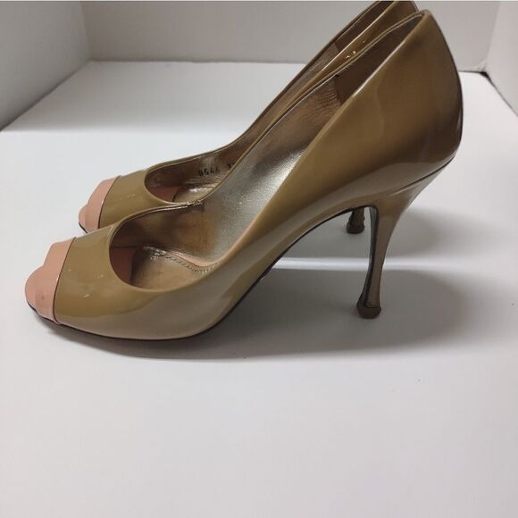 Dolce Gabbana  Patent leather open toes  heel Shoe - Picture 2 of 6